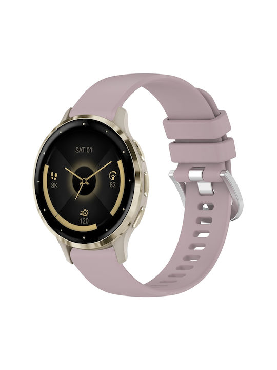 Tragbare Bänder Garmin Venu 3s Venu 4 41mm 18mm Silikon Lila