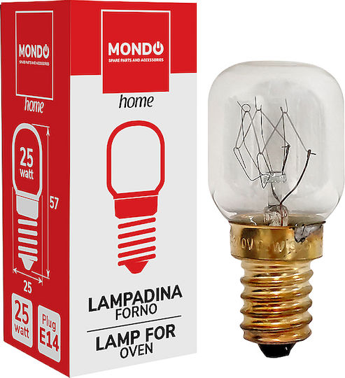 Mondo Speziallampen E14 25W 230V 25x55mm 0004647