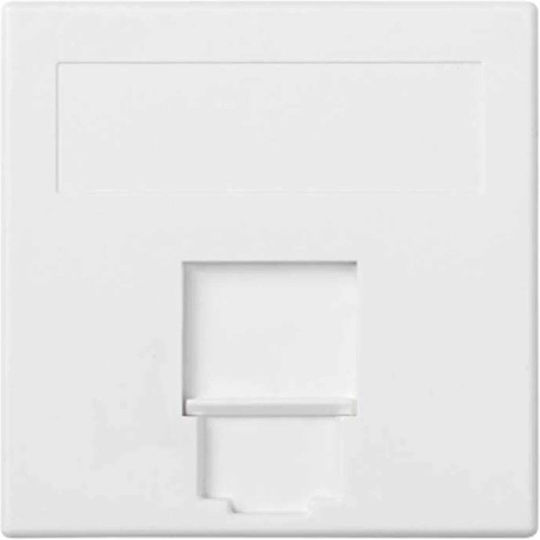 Kontakt-Simon Μονή Πρίζα Δικτύου RJ45 σε Λευκό Χρώμα 50000085-030