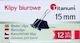Titanum Metal Clips 15mm 12pcs
