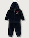 Kids Sweatpants Set With Jacket Blue