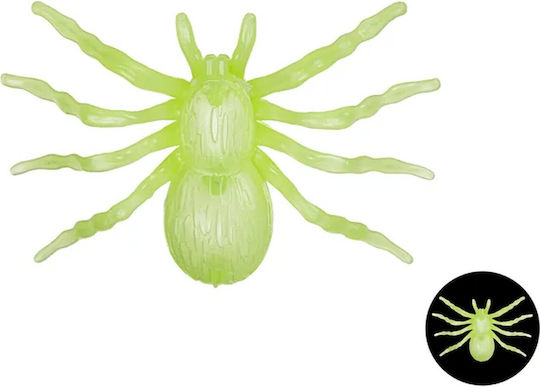 Karnevalsaccessoires Spinne für Halloween aus Kunststoff 4 Stück