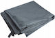 LTC Audio Podea pentru Cort Camping Neagră 222x222cm