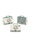 Teka Cutie de Depozitare din Hârtie cu Capac Multicolor 23x32x6cm