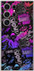Gams Premium Vinyl Schutzfolie für Handy-Rückseite Samsung Galaxy S24 Ultra 3D Neonbomb