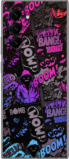 Gams Premium Vinyl Schutzfolie für Handy-Rückseite Samsung Galaxy Z Fold6 3D Neonbomb