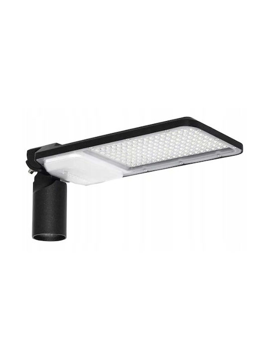 V-TAC Външна Стояща Лампа LED Улично Осветление 100W с Топло Бяло Светлина IP65 Черна