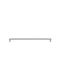 Gtv Bagio Möbelgriff aus Zamak & Metallisch Gebürsteter Stahl Φ8.5mm Lochabstände 320mm UZ-BAGIO-320-06