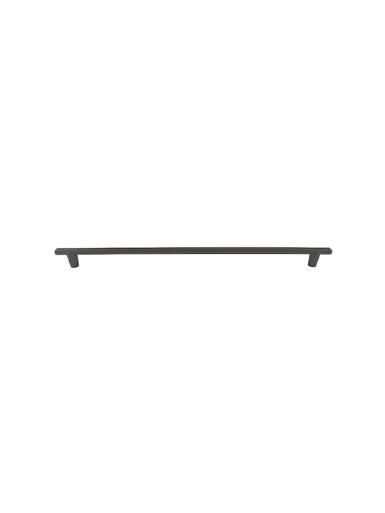Gtv Ray Möbelgriff aus Zamak Graphit 14mm Lochabstände 320mm UZ-RAY-320-25