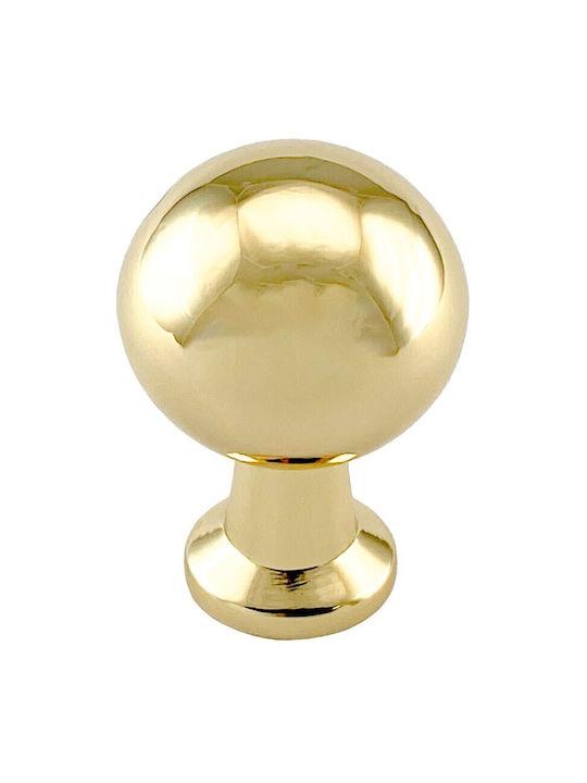 Gtv Nord Möbelgriff aus Zamak in Bronze Farbe Φ23mm GZ-NORD-1-03