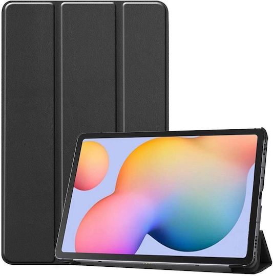 Estuff Galaxy Tab A11 Houston Folio Case Black Pu Leather Front Hard Pc Backside