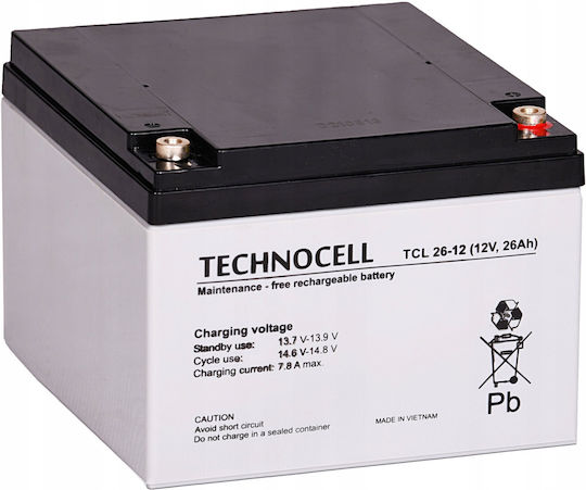 AGM CSSB UPS-Batterie mit Gewicht 26Ah und Spannung 12V
