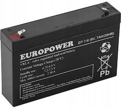 Europower UPS-Batterie 6V 7Ah Europower UPS-Batterie 6V 7Ah