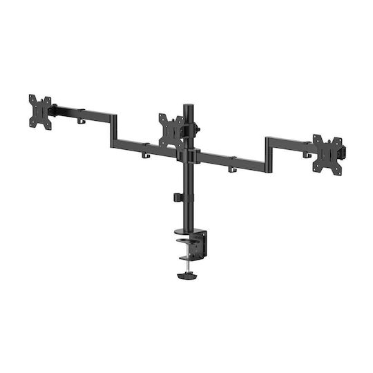HAMA Desk Mount for 3 Monitors up to 27" with Arm (00220899)