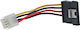 InLine InLine Festplattenkabel 4-Pin Floppy 6cm Mehrfarbig 29660A