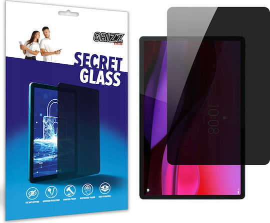 Privacy Glass Screen Protector Grizzglass Secretglass Lenovo Yoga Tab Plus 12.7