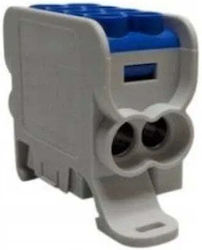 Morek Hlak25 Mag Μπλοκ Διανομής 1p Μπλε 2xal/cu 25mm+16mm 1000vac/1500vdc Mag1251b00