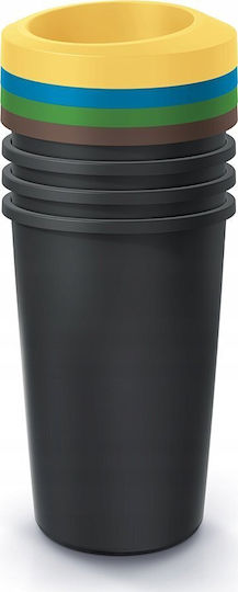 Prosperplast Kunststoff Mülleimer 45lt Grüner