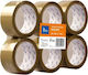 Tetis Ταινία Συσκευασίας Αθόρυβη 48mm x 50m σε Καφέ Χρώμα 6τμχ