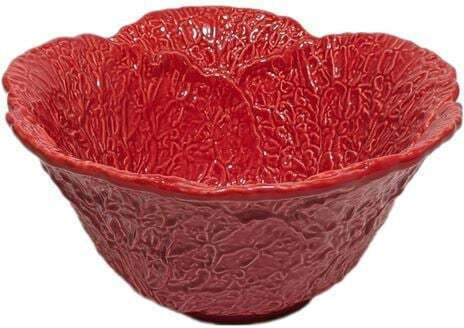Keramik Kohl Salatschüssel Keramik Rote 13x27cm