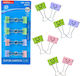 Lean Toys Clips 19mm 8 Pieces