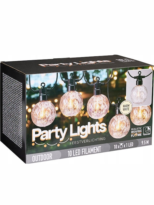 Progarden Waterproof LED Garland Lights 9.5m with 10 Balls Progarden Waterproof LED Garland Lights 9.5m with 10 Balls