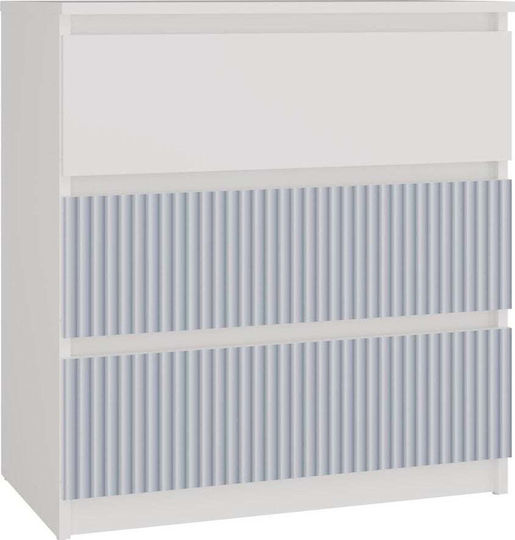 Chest of Drawers Wooden Malwa White 70x40x75 cm