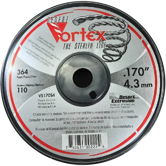 Vortex 204-411 Fir de tăiere Lungime 110m