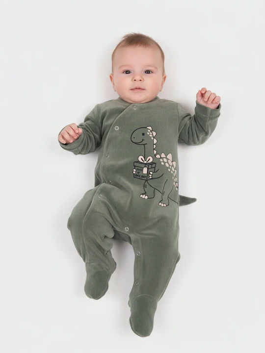 Dreams by Joyce Dino Walker Set Formăki cu Pantaloni Catifea Khaki