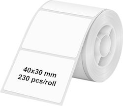 Olympia Self-Adhesive Label Rolls for Label Printer 40x30mm
