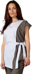 Beunique Beunique Damen Medizinische Bluse Grau Beunique Beunique Damen Medizinische Bluse Grau