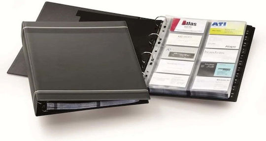 Durable Visitenkarten Visifix 400 Stück Graphit 2388-58