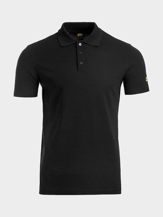Diadora Smart 2.0 Polohemd Schwarz