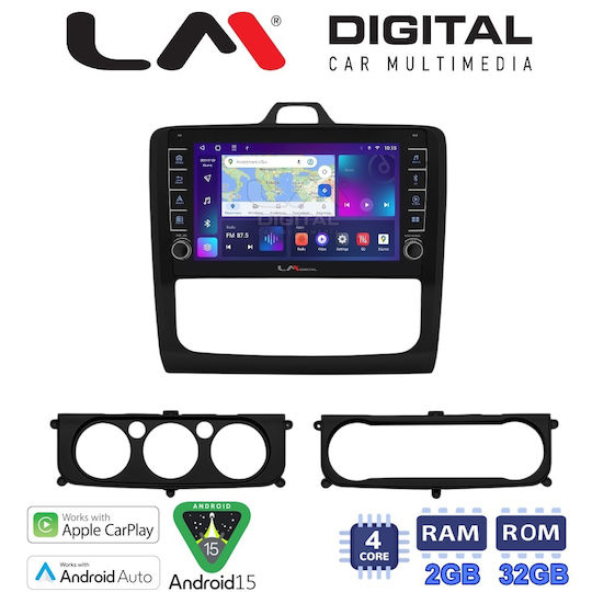 LM Digital Sistem Audio Auto Pentru Ford Focus 2004 > 2012 Bluetooth USB Wi-Fi GPS Apple CarPlay Android Auto