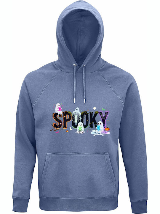 Hanorac Cu Glugă Bumbac Organic Unisex Spooky C...