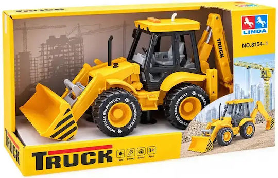 Gounaridis Toys Pull Back Excavator For 3+ Years Old