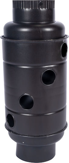 Tub De Recuperare Căldură Rotund 130 Mm Gri Mat Mat