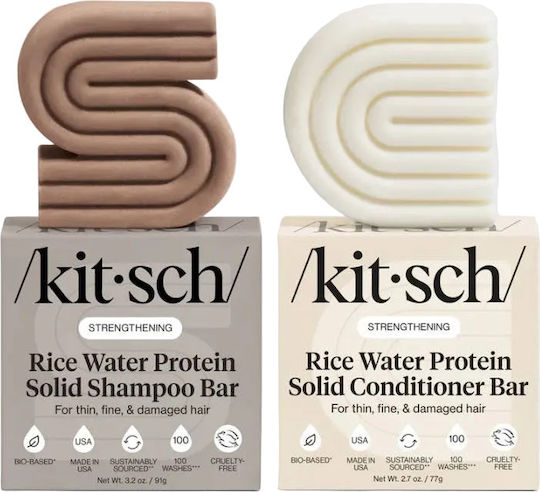 Rice Water & Bar Combo Festes Shampoo zur Kräftigung, Pflege und für mehr Volumen 186 g