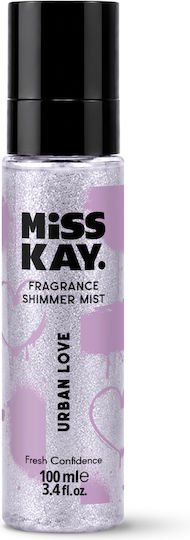 Miss Kay Urban Love Shimmer Спрей за тяло и коса 100 мл