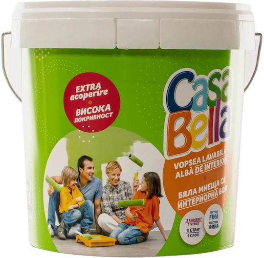 Πλαστικό Χρώμα για Εσωτερική Χρήση White 15lt