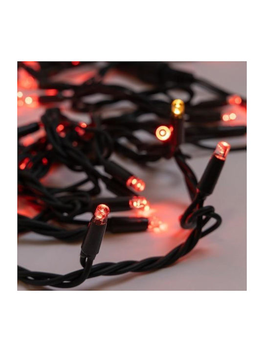 100 Λαμπάκια LED Κόκκινα σε Σειρά