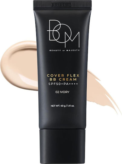 Bom Flex Bb Liquid Foundation SPF50 02 Ivory 40gr
