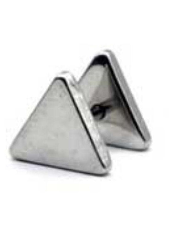 Silver And More Ohrring aus Stahl Silber / Braun