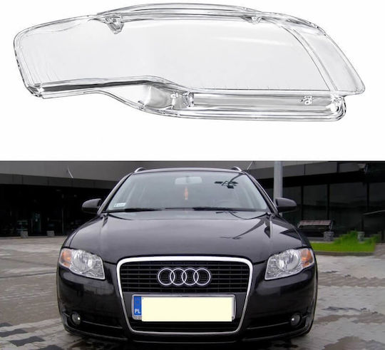 Headlight Crystal Right Audi A4 B7 04-09 1 Piece