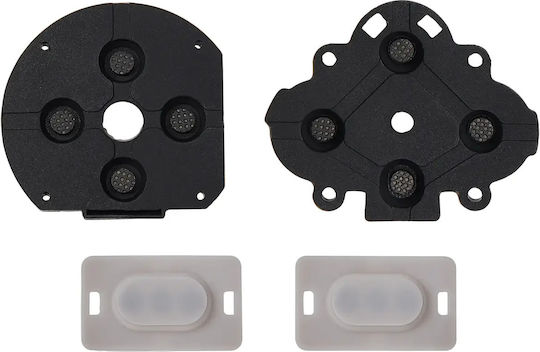 Left Right Rubber Conductive D-pad Buttons Set Playstation Portable Psp 1000 4 Piece Set