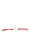 Brățară Martisor 925 Argint Model Jolie 2 Fluturi Martisor 1 Martie Snur Argintiu Roșu