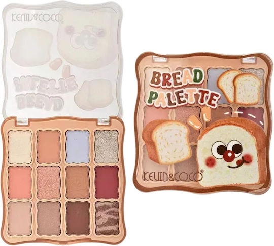 Kevin&Coco Παλέτα με Σκιές Ματιών Matte σε Στερεή Μορφή Soft Nude 82.7gr