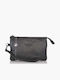 Leather Men's Handbag Black