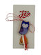 Martisor Pentru Copii Jolie Material Metalic Ambalaj Din Carton Design Brosa Dimensiune Aproximativ 2x2 Cm Model Pasăre Multicolor