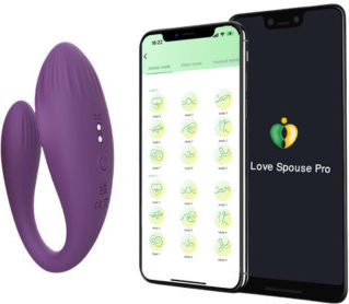 Niar Pleasures Double Vibrator with Remote Control Purple
